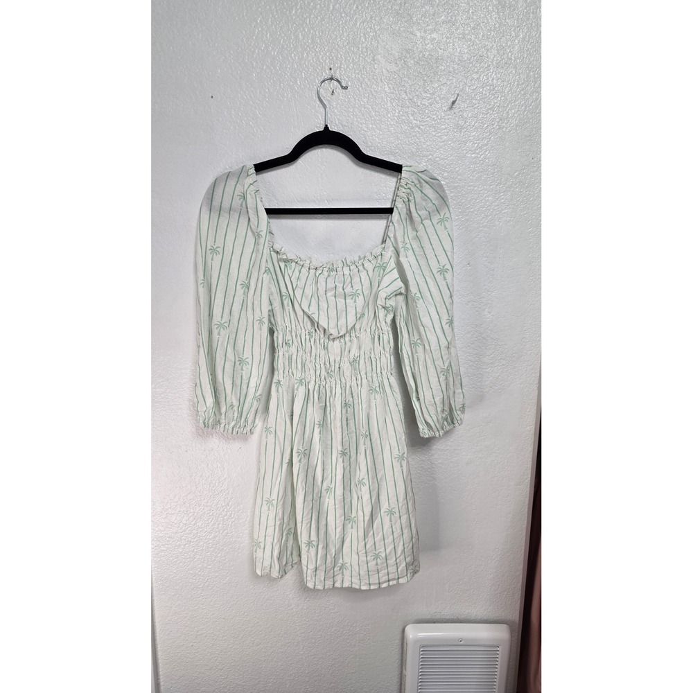Charlie Holiday Mini Dress Womens 6 Green Good